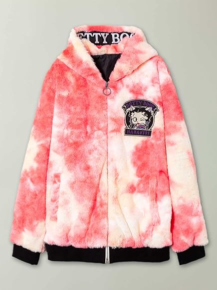 【美品】haraKIRI（ハラキリ）ベティ ファー パーカージャケット/XL 美品】haraKIRI（ハラキリ）ベティ ファー パーカージャケット/XL